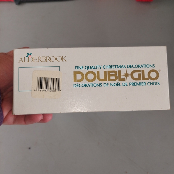 VTG Alderbrook Noma Doubl-Glo Gold Glass Christmas Ornaments Balls Set Of 6 GUC - Picture 3 of 5